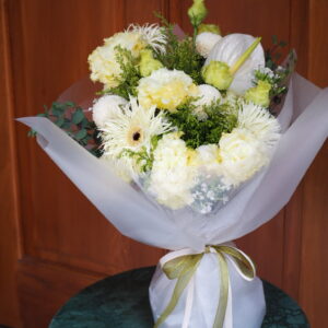 green&white bouquet